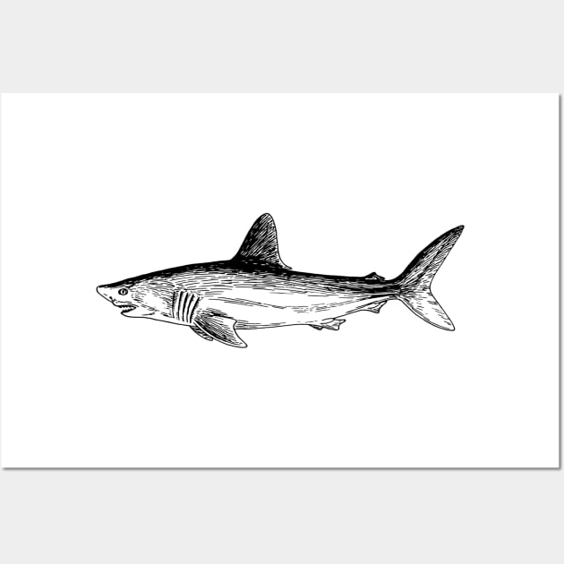 Shark Wall Art by scdesigns